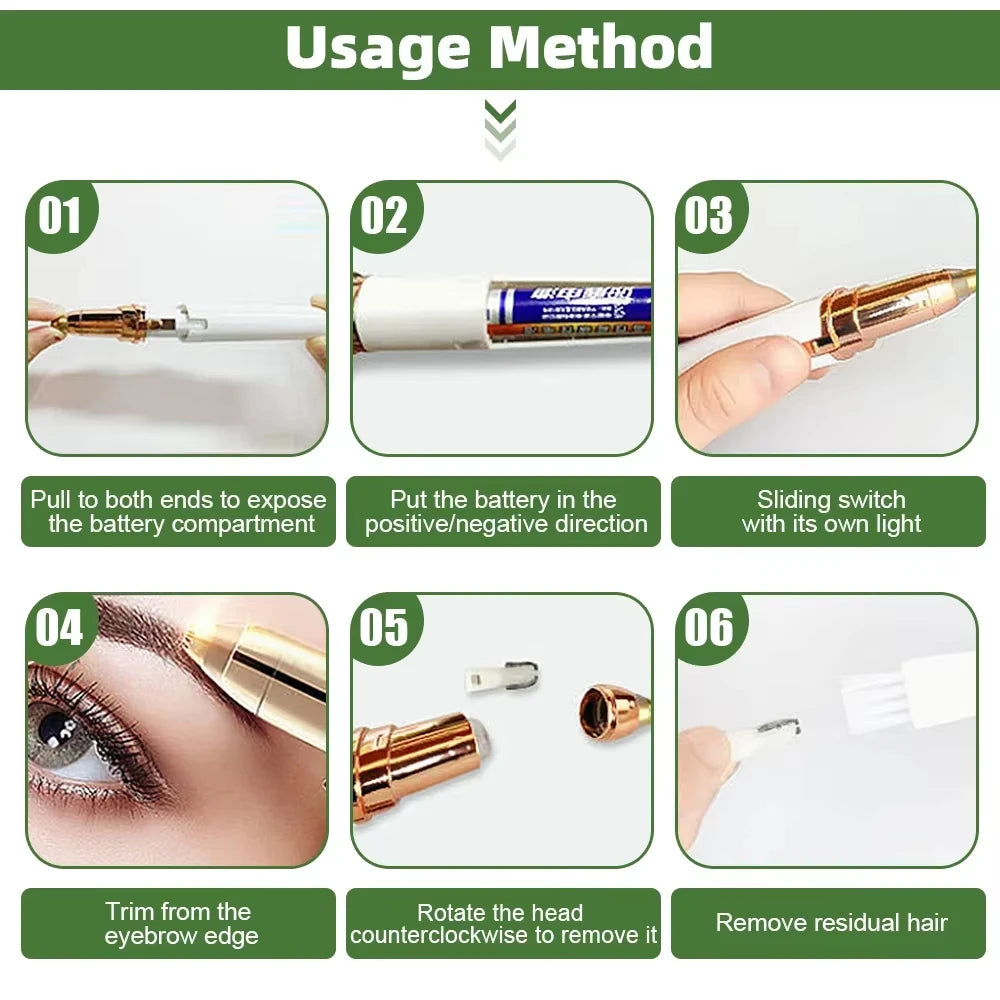 Quick Silk™ Portable Eyebrow Trimmer